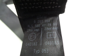 BMW 318i E46 Coupe Bj.2000 Sicherheitsgurt vorne rechts 8207954